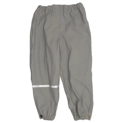 Rain pants (Gray) from Mikk-line Polyurethane, Recycled polyester