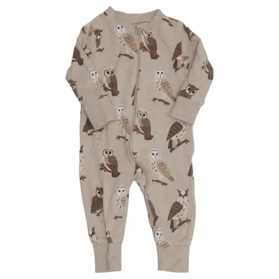 Rompers (Beige, Multicolored) from Tiny One Elastane, Organic cotton
