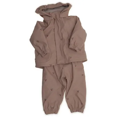 Regnställ (Rosa, Flerfärgad) från Konges Sløjd Polyester, Polyuretan