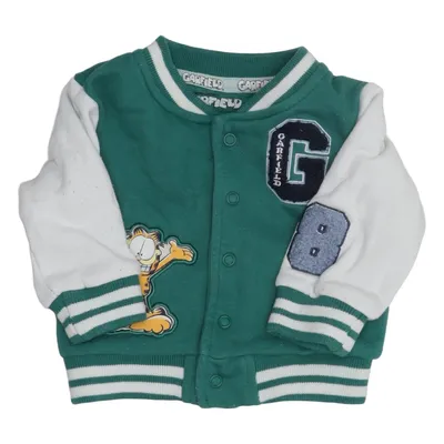 Collegejacka (Grön, Vit, Flerfärgad) från Garfield Bomull, Polyester