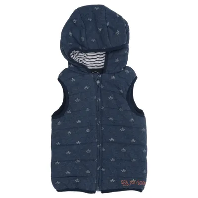 Gilet d'extérieur (Bleu, Blanc) de Baby Club by C&A Coton