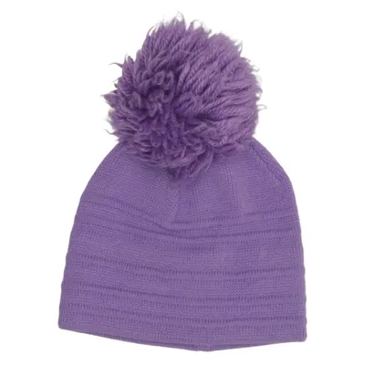 Bonnet à pompon (Violet) de Husky Acrylique, Coton
