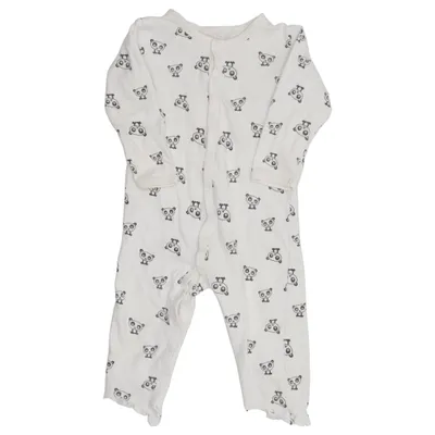 Sparkdräkt (Vit, Svart) från Baby by Lindex Bomull