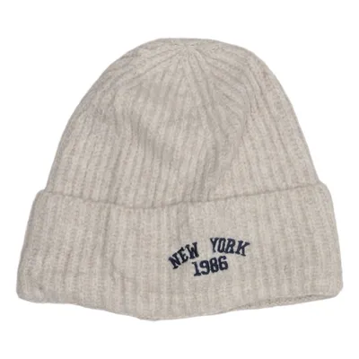 Beanie (Beige) van Loavies Acryl, Elastaan, Polyamide