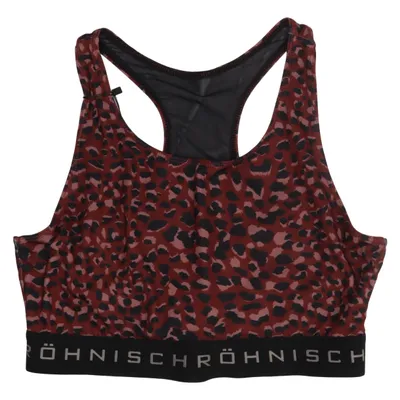 Sports bra (Red, Black) from Röhnisch Elastane, Polyamide, Polyester