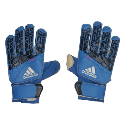 Målmandshandsker (Blå, Sort, Hvid) fra Adidas Polyester, Bomuld