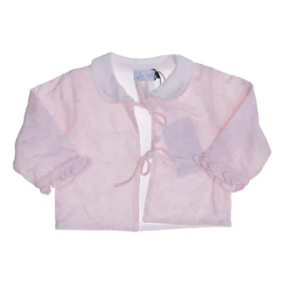 Cardigan (Pink, White) from Jacadi Cotton
