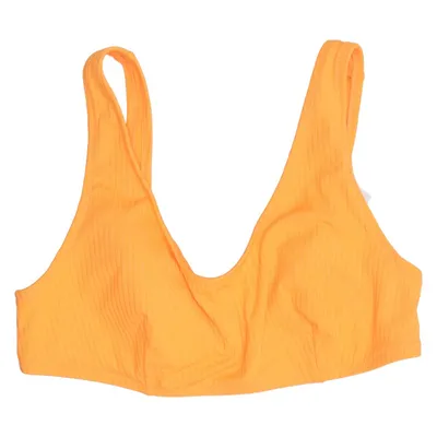 Bikini top (Orange) from Caliroots Elastane, Polyester, Polyurethane