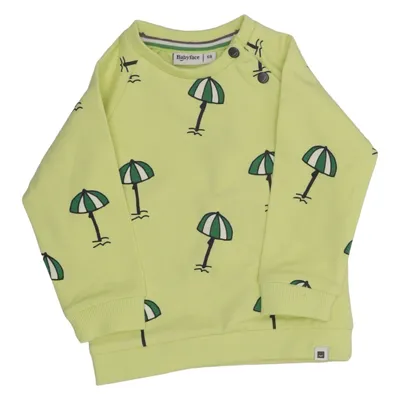 Sweatshirt (Yellow, Green) from Babyface Cotton, Elastane