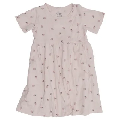 Klänning (Rosa) från ICA I Love Eco Elastan, Ekologisk bomull