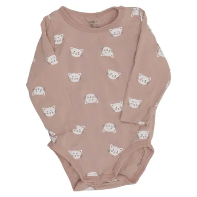 Body (Pink) from Lindex Baby Cotton, Elastane