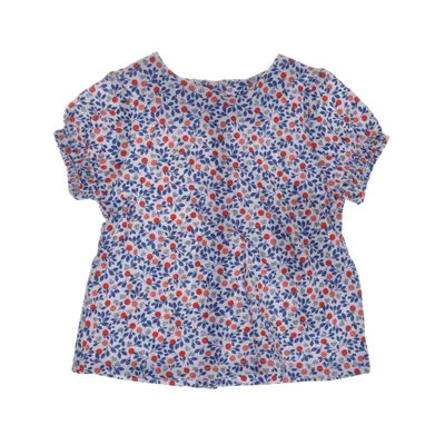 Top (Wit, Rood, Blauw) van Obaïbi Katoen