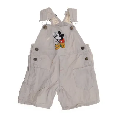 Dungaree shorts (Gray, Multicolored) from Mickey & Co Cotton