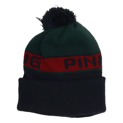 Pompon muts (Blauw, Groen, Rood) van Ping Acryl