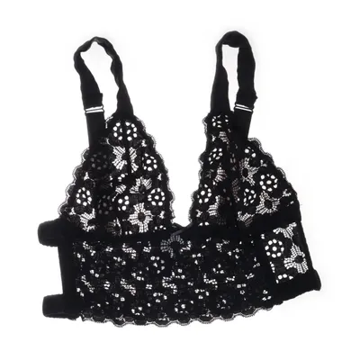 Bralette (Svart) från Fleur Du Mal Elastan, Polyamid, Silke