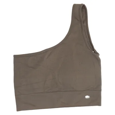 Sports bra (Brown) from Drop of Mindfulness Elastane, Polyamide