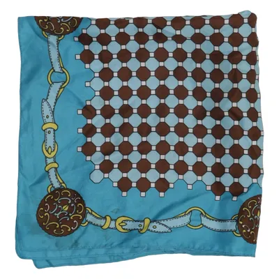 Neckerchief (Blue, Brown, Yellow) from Texturé Polyester