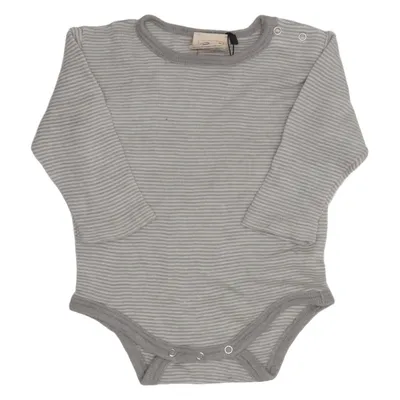 Body (Gris, Blanc) de People Wear Organic Soie, Laine