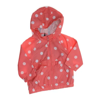 Jakke (Pink, Hvid) fra Next Bomuld, Genanvendt polyester