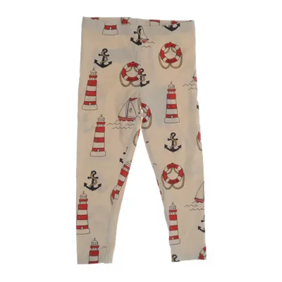 Leggings (Beige, Flerfarvet) fra Mini Rodini Bomuld, Elastan