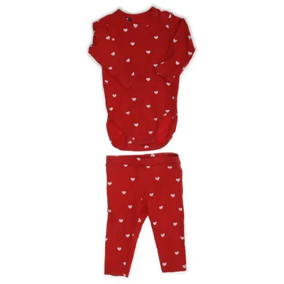 Set (Red, White) from Åhléns Elastane, Organic cotton