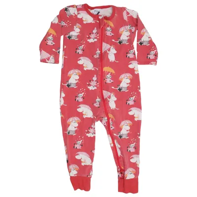 Rompers (Red, Multicolored) from Moomin Cotton, Elastane