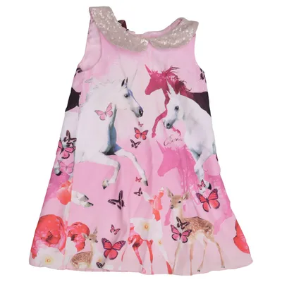 Klänning (Rosa, Flerfärgad) från Baker by Ted Baker Elastan, Polyester, Viskos