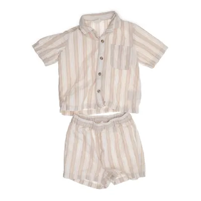 Set (Beige, Vit) från H&M Bomull, Linne