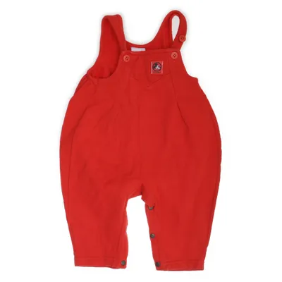 Hängselbyxor (Röd) från Polarn & Pyret Bomull