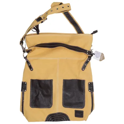 Shoulder-bag (Yellow, Black) from Pipol's Bazaar