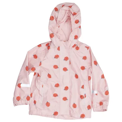 Regnjacka (Rosa, Röd, Flerfärgad) från Lily & Dan Bomull, Återvunnen polyester