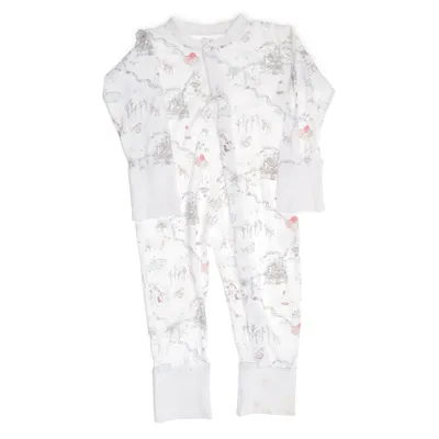 Sparkdräkt (Vit, Flerfärgad) från Livly Bomull