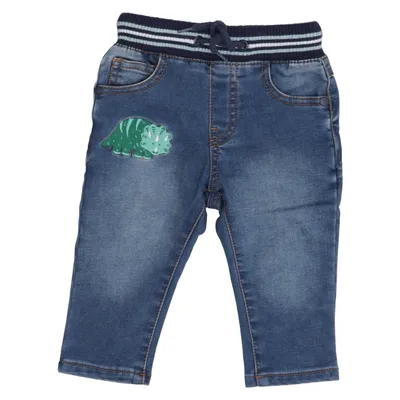Spijkerbroek (Blauw) van Mon Caramel Katoen, Elastaan, Polyester
