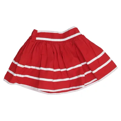 Skirt (Red, White) from Livly Cotton