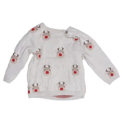 Pull de Noël (Beige, Marron, Rouge) de Baby C&A Coton