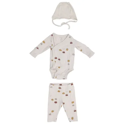Sæt (Beige) fra Lindex Baby Bomuld, Elastan