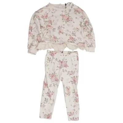 Sæt (Beige, Pink, Grøn) fra Newbie by KappAhl Bomuld, Elastan
