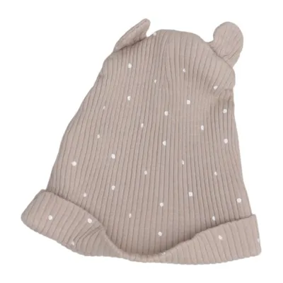 Beanie (Beige) from Rikiki Cotton, Elastane