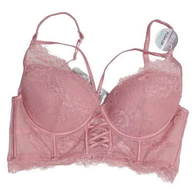 Bustier (Pink) fra Censored Elastan, Polyester