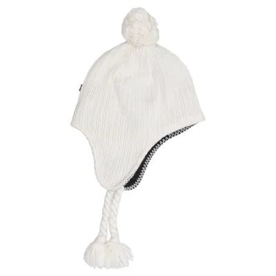 Trapper hat (White) from Jack Wolfskin Acrylic, Polyester, Polyurethane, Wool