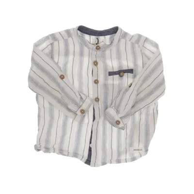 Shirt (Wit, Blauw) van Newbie by KappAhl Katoen