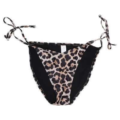 Bikini bottom (Brown, Black) from Ivory Rose Elastane, Polyester