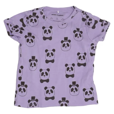 T-shirt (Lilla, Sort) fra Mini Rodini Bomuld