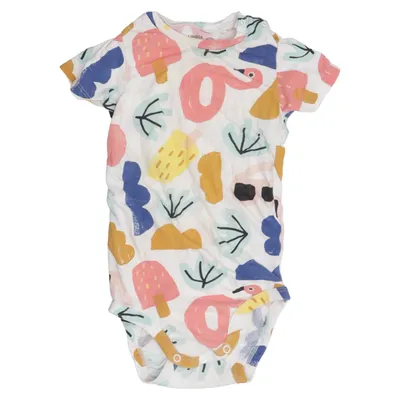 Body (Blanc, Multicolore) de Lindex Baby Coton, Élasthane