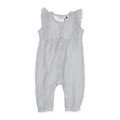 Sparkdräkt (Vit, Turkos) från Newborn Bomull