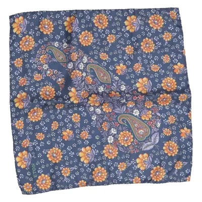 Zakdoek (Blauw, Meerkleurig) van Eton Zijde