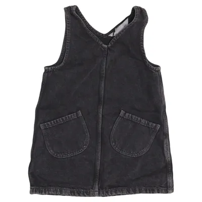 Dungaree dress (Gray) from H&M Adorables Cotton, Lyocell