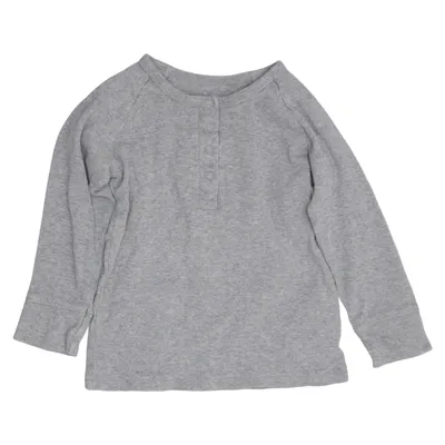 Henley shirt (Grijs) van Mini Mize Katoen, Elastaan