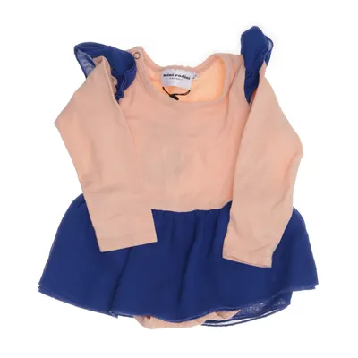 Body (Bleu, Beige) de Mini Rodini Élasthane, Coton biologique, Polyester