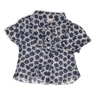 Top (Blue, Multicolored) from Quincy Cotton